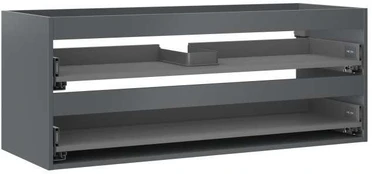 Praustuvo spintelės korpusas Mexen Box-A, 120 cm, 2 stalčiai, Graphite matt