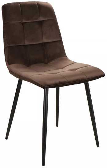Kėdė MILA VELVET juoda STELAŻ/BRAZ BLUVEL 48