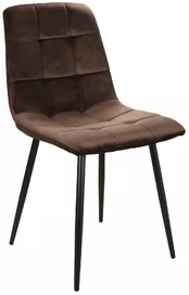 Kėdė MILA VELVET juoda STELAŻ/BRAZ BLUVEL 48 kaina