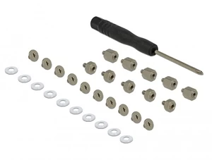 Varžtas Delock Hard Drive Mounting Kit, 50 g, sidabro