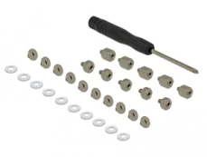 Varžtas Delock Hard Drive Mounting Kit, 50 g, sidabro kaina