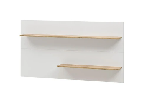 Sieninė lentyna Imv City, 150 cm, balta/ąžuolinė