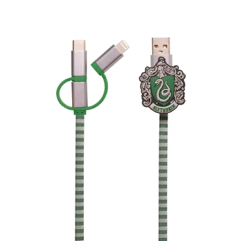 Thumbs Up Kabelis USB ThumbsUp! USB-A - USB-C + microUSB + Lightning 1 m Žalias (1002654)