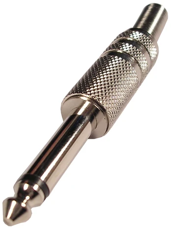 Kištukas 6.3mm mono /metalinis/