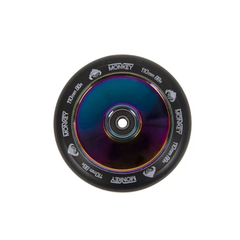 Paspirtuko ratukas Monkey Hollowcore neo-chrome 110mm