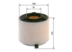 Oro filtras BOSCH F026400677 kaina