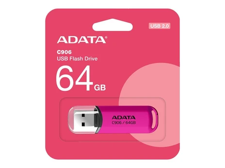 ADATA | USB Flash Drive | C906 | 64 GB | USB Type-A | Pink