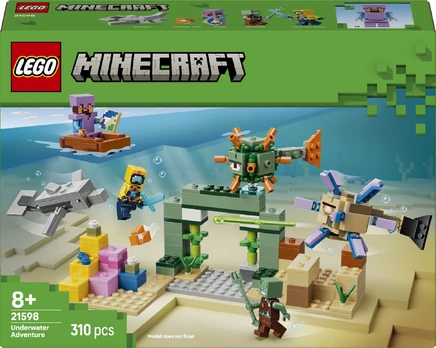 LEGO Minecraft 21598 Povandeninis nuotykis