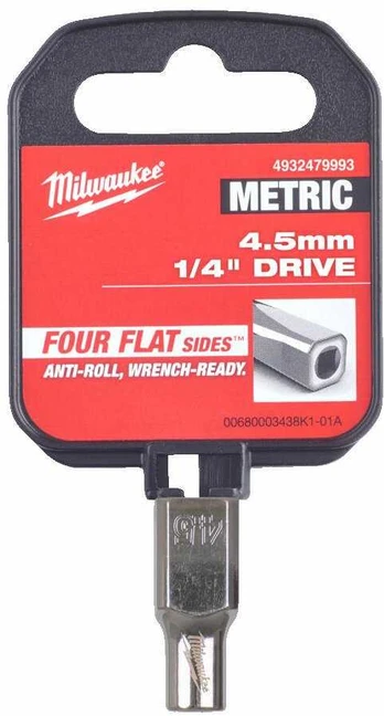 MILWAUKEE NASADKA 1/4" KRÓTKA 4,5mm
