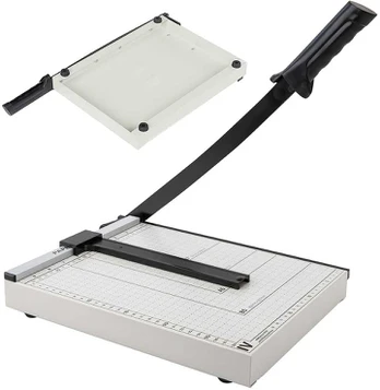 Metalinė popieriaus pjaustyklė su matavimo tinkleliu, formatas B7-A4