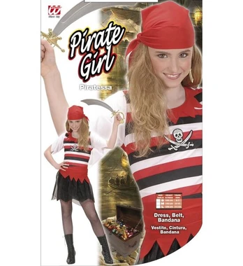 „PIRATO MERGINA“ (suknelė, diržas, bandana)
