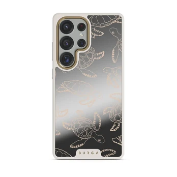 Earth Shell - Samsung Galaxy S25 Ultra Case, Elite Mirror Light (Magnetic) / Gold