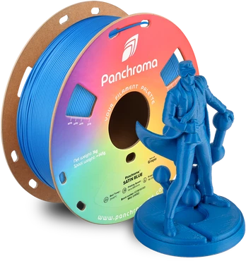 Polymaker Panchroma™ PLA Satin 1.75 mm 1kg - Satin Mėlyna