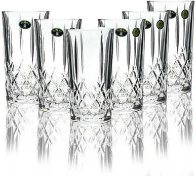 Crystal Bohemia Bohemia stiklinės 350ml 6vnt