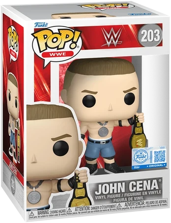FUNKO POP! Vinilinė figūrėlė: WWE - John Cena with Spinner Belt