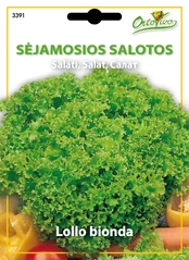 Salotų sėklos LOLLO BIONDA, 3,2 g kaina