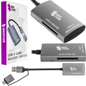 Skaitytuvas kart SPU-CR05 USB-C USB-A Spacetronik