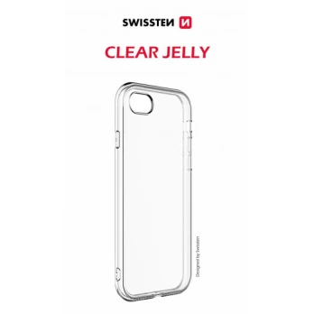„Swissten Clear Jelly Case“, skirtas „Apple iPhone 15 Plus“.