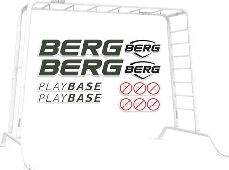 Berg PlayBase Žalias - Frame stickerset