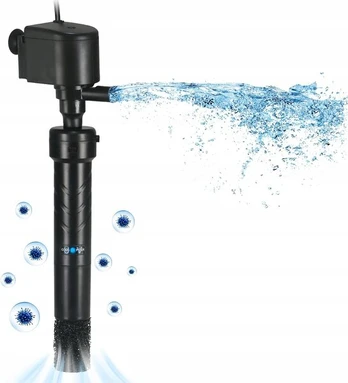 Akvariumo filtravimo pompa Coospider, 1200 l/h, juoda