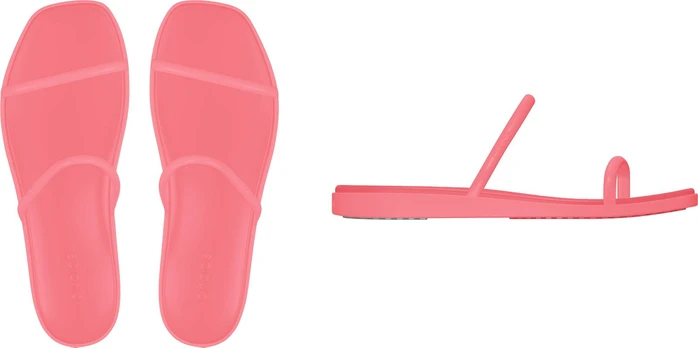 Crocs™ Miami Two Strap Sandal Guava - 41
