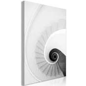Artgeist Paveikslas - Baltas Stairs (1 Part) Vertical kaina