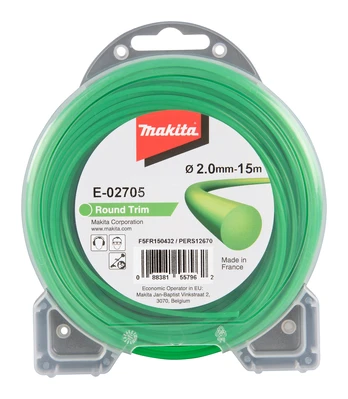 Trimerio valas Makita E-02705, 2,0mm/15m