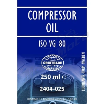Orbitrade kompresorinė alyva ISO VG 80 250ml