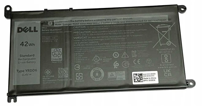 Dell 3-cell 42W/HR LI-ION for Inspiron NB