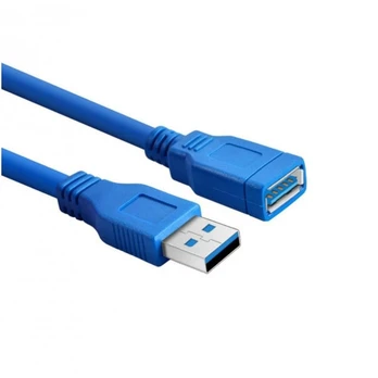 RoGer USB-A prailginimo kabelis 5Gbps / 3m / mėlynas