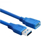 RoGer USB-A prailginimo kabelis 5Gbps / 3m / mėlynas kaina