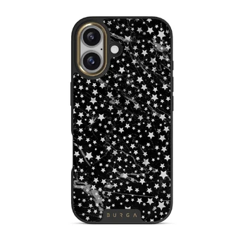 Starry Night - Stars iPhone 17 Case, Elite Dark (MagSafe) / Gold