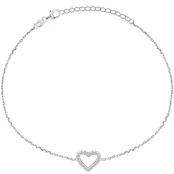 Brilio Silver Charming sidabrinis heart bracelet BRC39W kaina