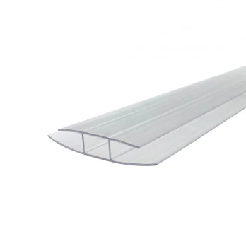 Sujungimo profilis (H) 8-10 mm, plastikinis, skaidrus - 2 m
