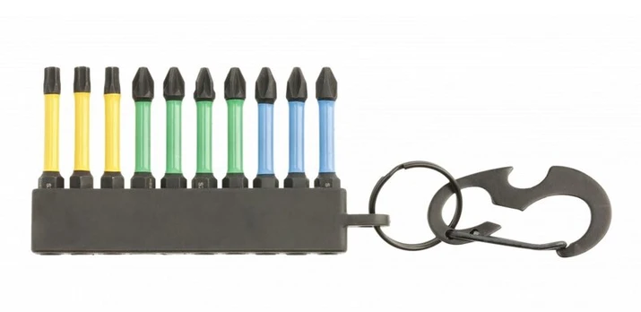 Impact bits 10 pcs mix 50 mm