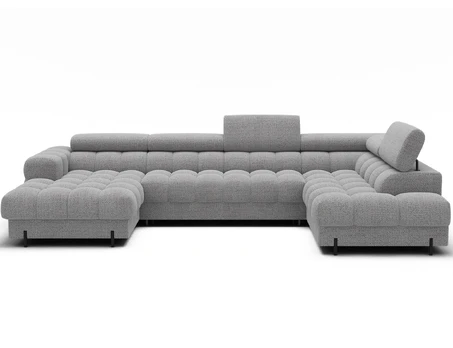Eltap Kampinė sofa, Feraria, 358x202x93 cm, pilka