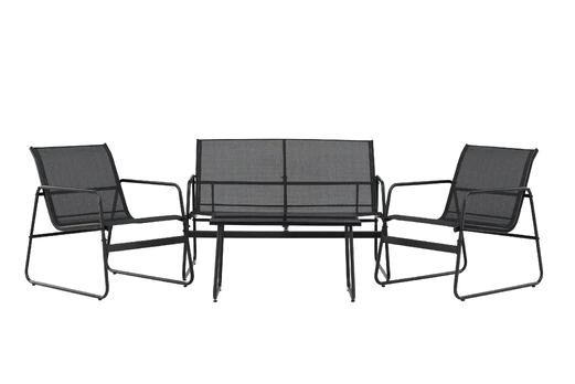 Scopello Sofa Set - Black / Black