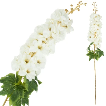 Dekoratyvinė dirbtinė gėlė, balta, 95 cm
