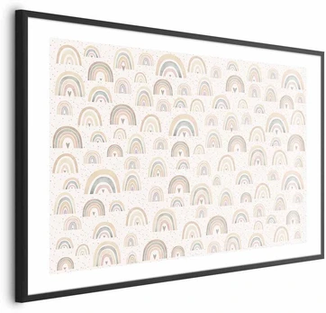 Artgeist Plakatas - Rainbows and Hearts