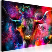 Artgeist Paveikslas - Colorful Bull (1 Part) Wide kaina