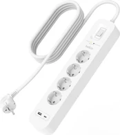 Belkin SurgePlus 4x schuko 1xUSB-A 1xUSB-C 525J 2m kaina