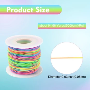 Elastinė virvelė, 0.8mm (about 50 Meters/roll)