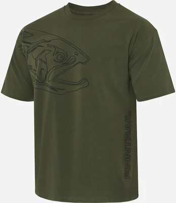 Marškinėliai Finntrail BIG FISH Khaki 6711