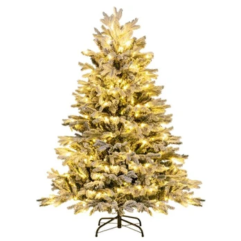 Kalėdų dirbtinė eglutė su LED lemputėmis 146 cm