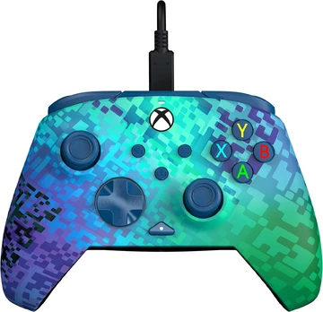 Žaidimų pultelis PDP Xbox One/Series X Glitch Green