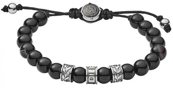 Diesel Design men´s beaded bracelet DX1101040 kaina