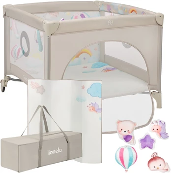 LIONELO maniežas MILLE PLUS, Grey/Beige