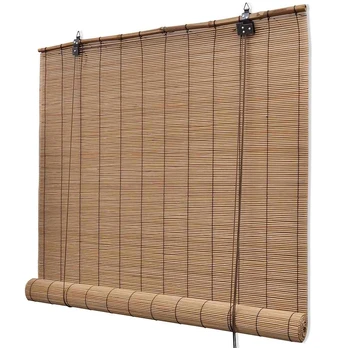 Rudas roletas iš bambuko 150 x 220 cm