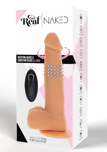 Toyjoy Besisukantys karoliukai vibruojantis dildo