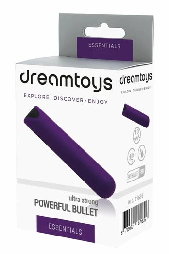 ESSENTIALS Powerful Bullet Purple - Compact Rechargeable Vibrating Device